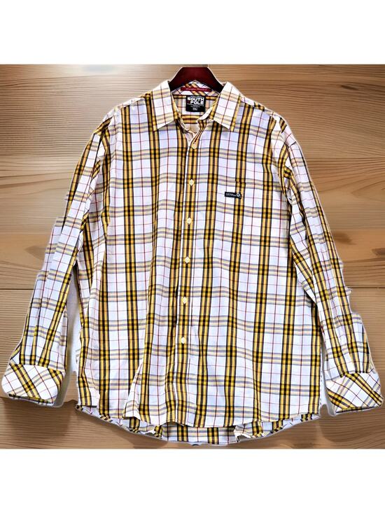 Southpole Other - South Pole Hexagon Product Men’s Shirt XXL Plaid Button Down Long Sleeve Y2K 90s